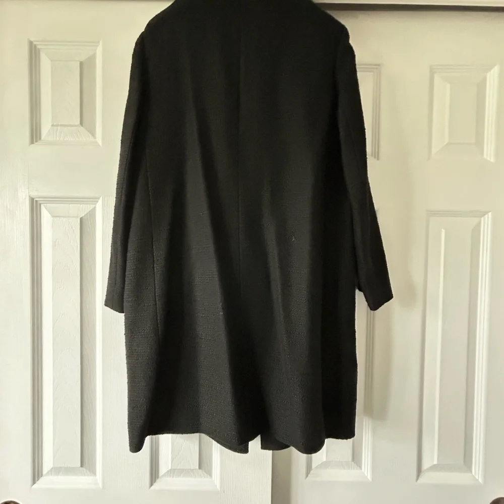 Kate Spade Black Flower Jacket Timeless Design - Picture 3 of 8